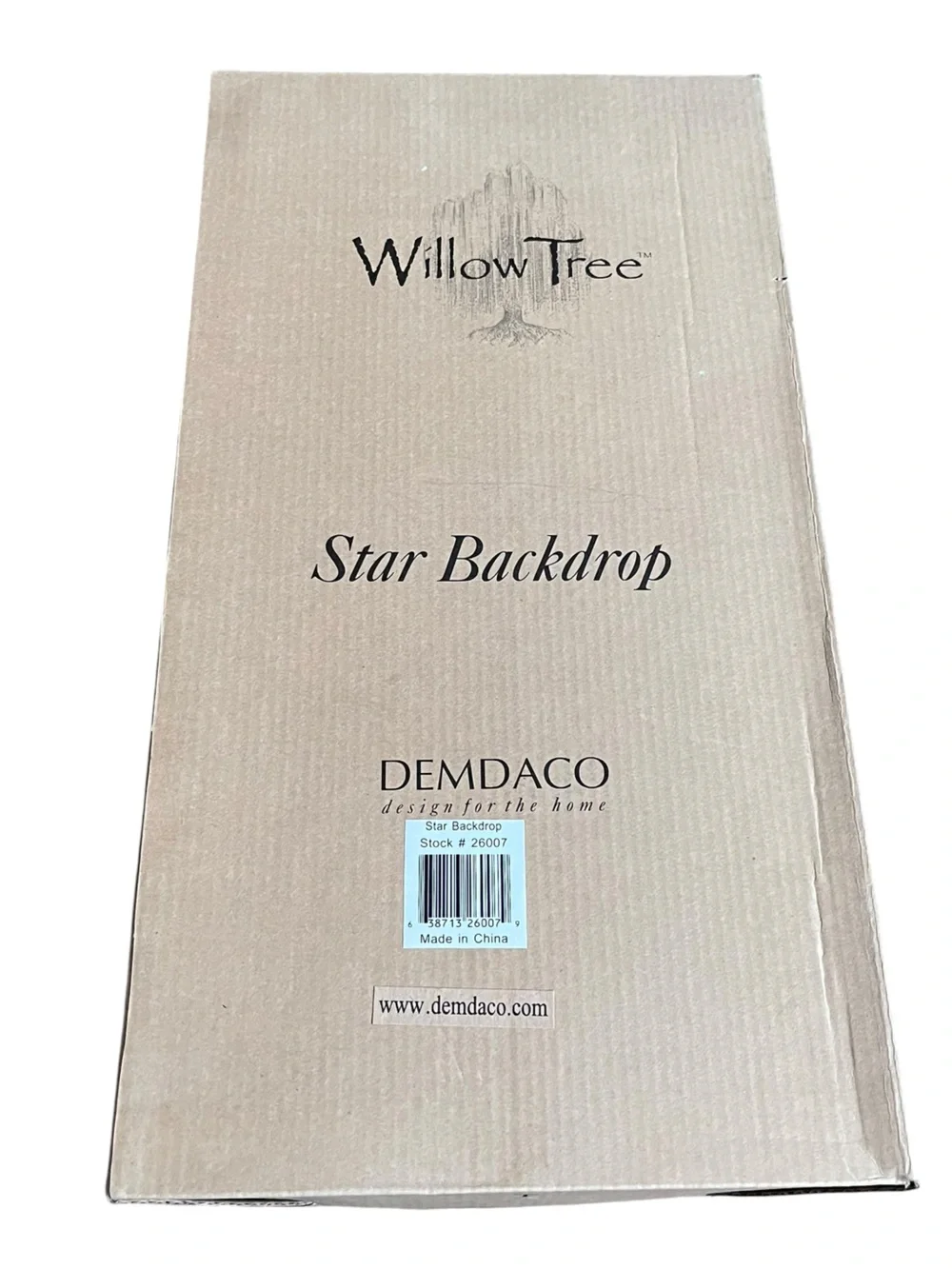 Demdaco Willow Tree Nativity Susan Lordi Metal Star Backdrop #26007 Christmas
